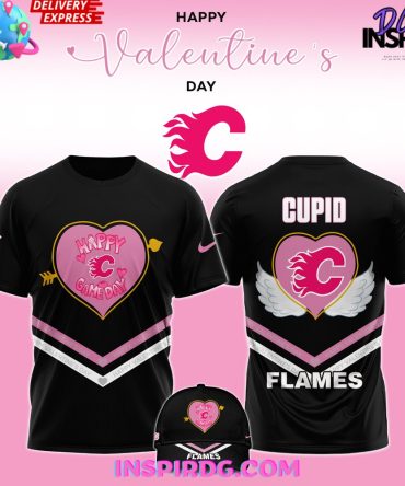 Calgary Flames Happy Valentine 2025 T-Shirt