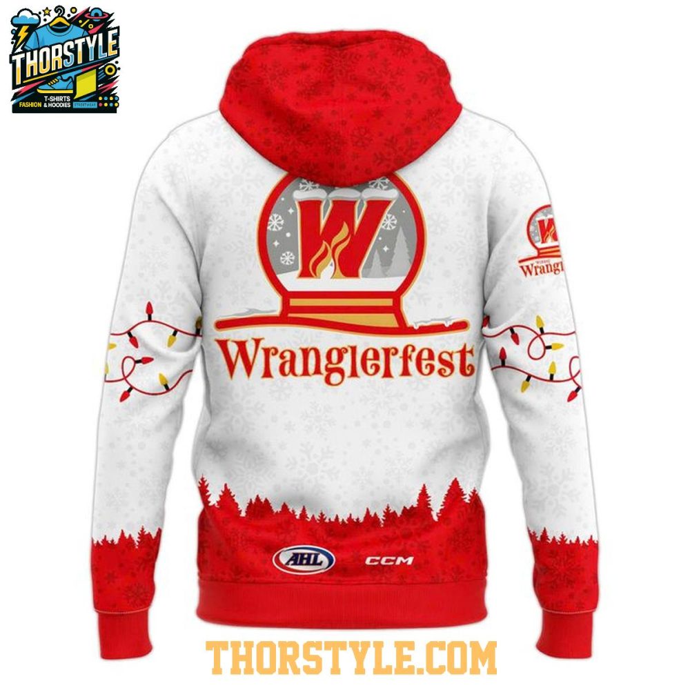 Calgary Wranglers Winter Wranglerfest Victory 2025 Hoodie T-Shirt - Image 3