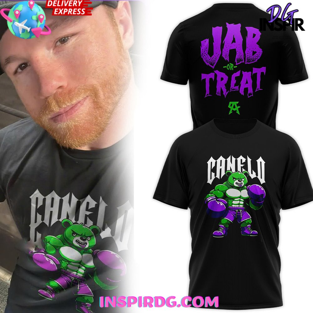 Canelo Bear Jab Or Treat Boxing Special T-Shirt