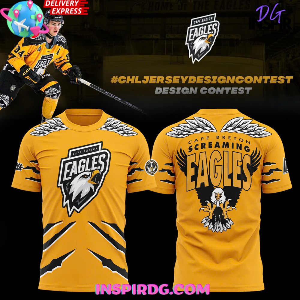 Cape Breton Eagles Screaming 2025 T-Shirt