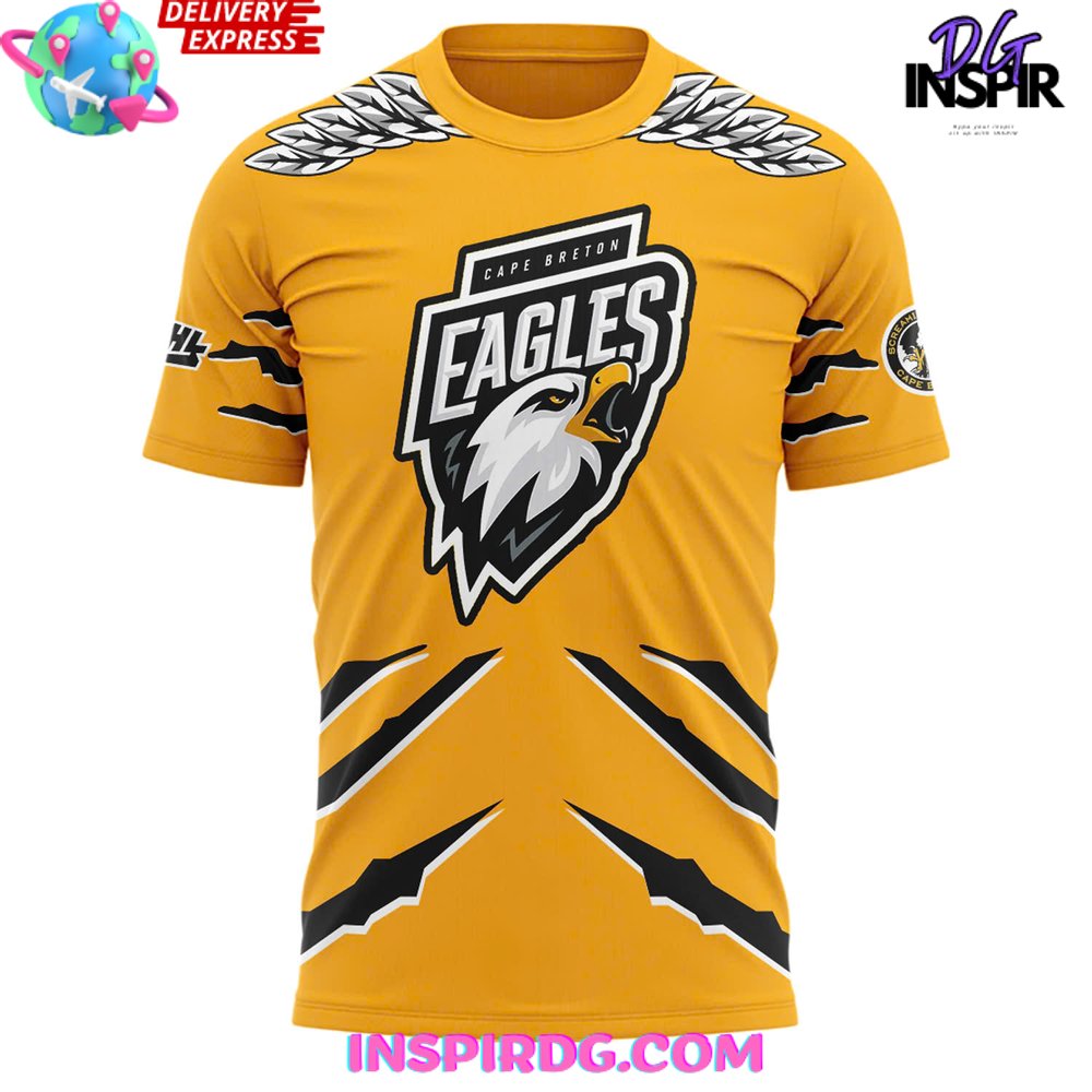 Cape Breton Eagles Screaming 2025 T-Shirt - Image 2