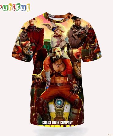 Chaos Loves Company The Live-Action Borderlands Official All Over Print Shirt