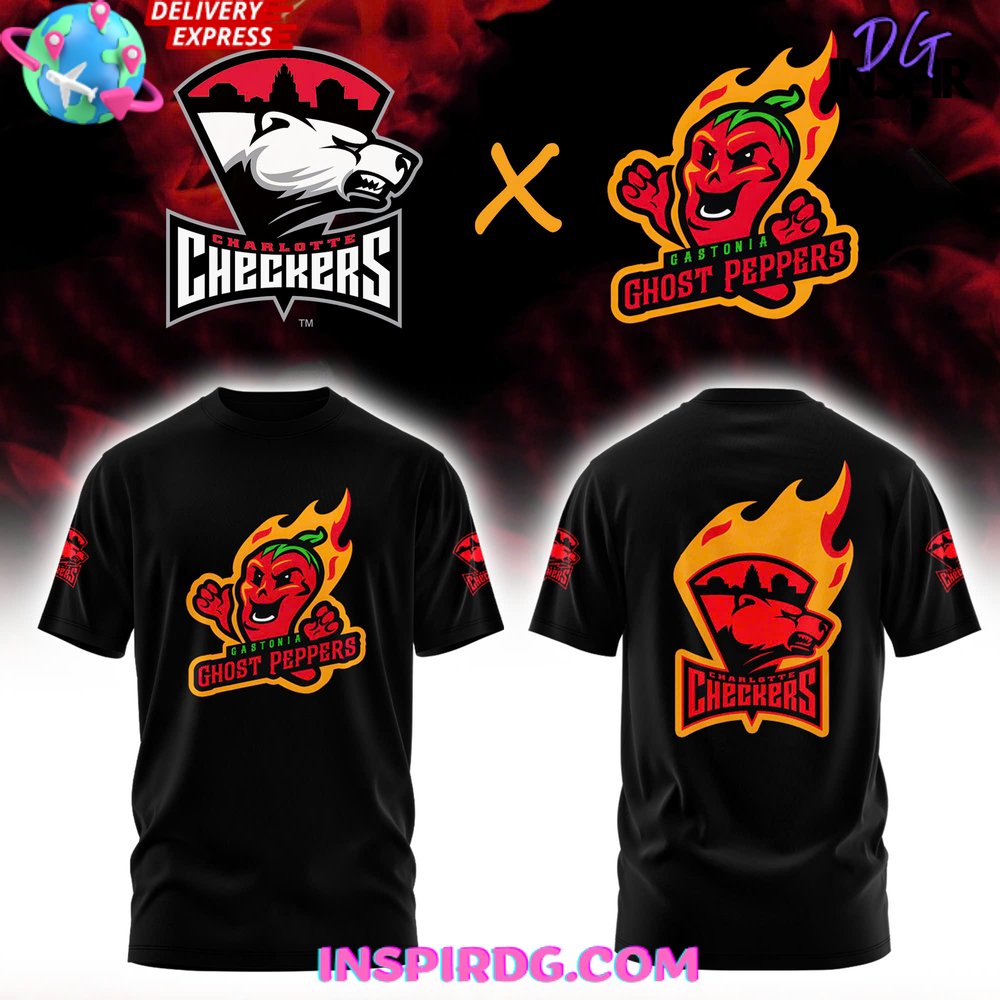 Charlotte Checkers X Ghost Peppers Limited T-Shirt