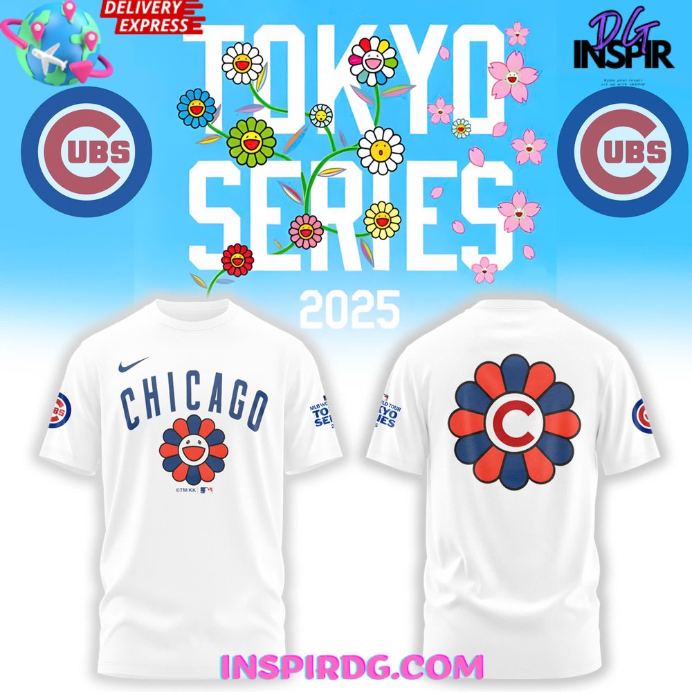 Chicago Cubs Mlb World Tour Tokyo Series 2025 T-Shirt
