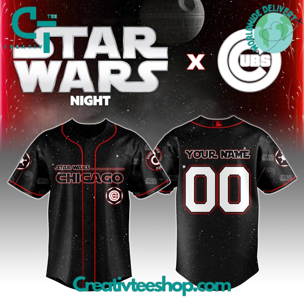 Chicago Cubs Mlb X Star Wars Night 2025 Special Edition Baseball Jersey - Image 4
