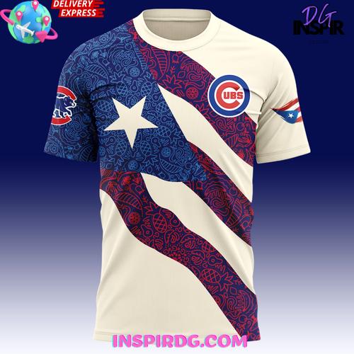 Chicago Cubs Puerto Rican Heritage 2025 T-Shirt - Image 2