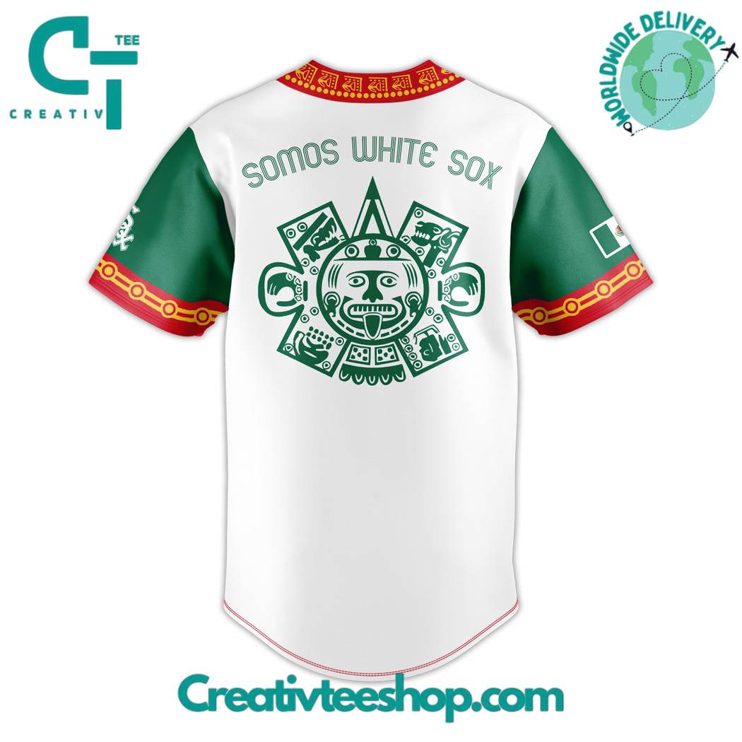 Chicago White Sox Mexican Heritage Night Baseball Jersey - Image 3
