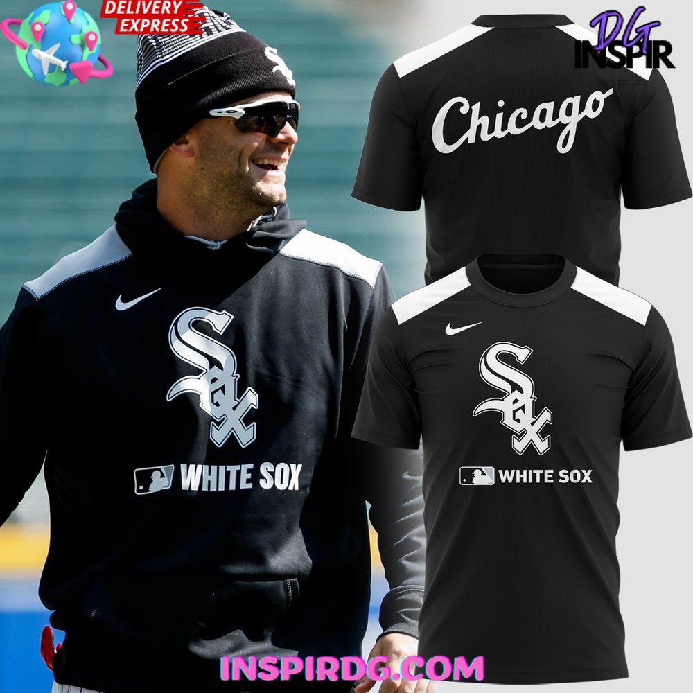 Chicago White Sox Opening Day 2025 Black T-Shirt