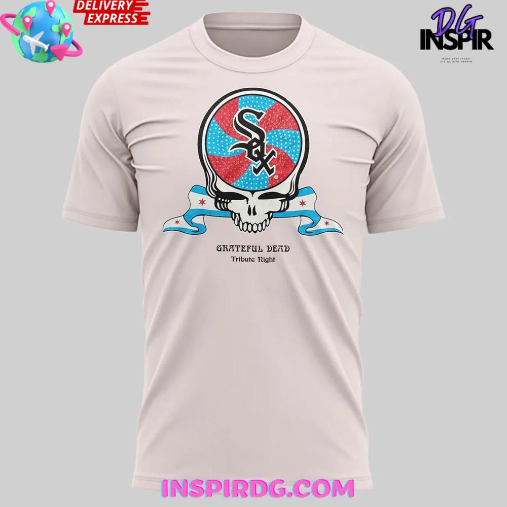 Chicago White Sox X Grateful Dead Tribute Night 2025 T-Shirt - Image 2