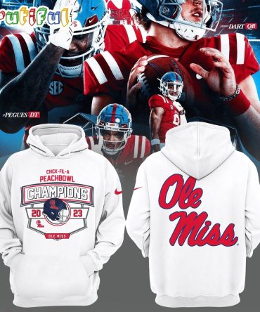 Chick-Fil-A Peach Bowl Champions Ole Miss Rebels Football Hoodie