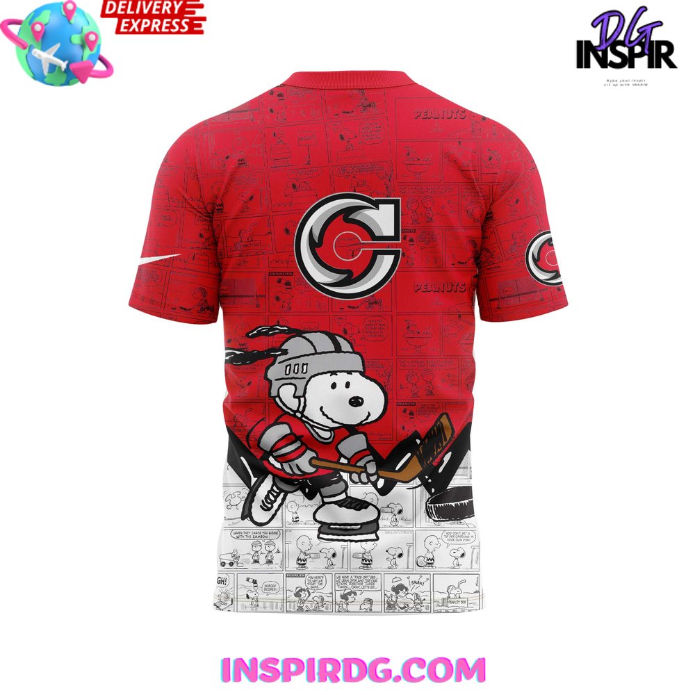 Cincinnati Cyclones Anniversary Of Peanuts T-Shirt - Image 3