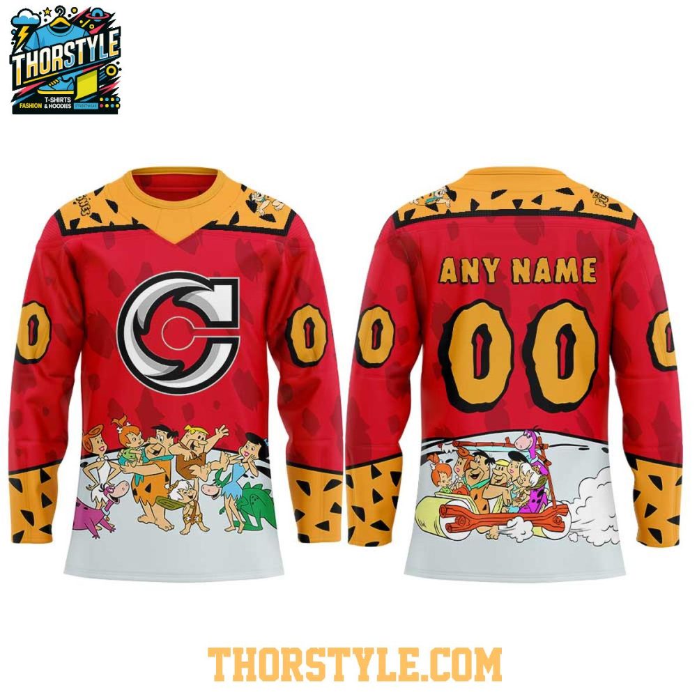 Cincinnati Cyclones The Flintstone Night 2026 Personalized Hockey Jersey - Image 2