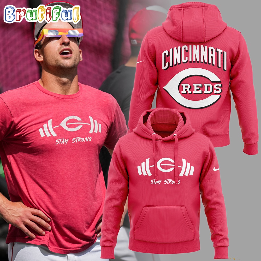 Cincinnati Reds Baseball Team Special Stay Strong 2024 Hoodie