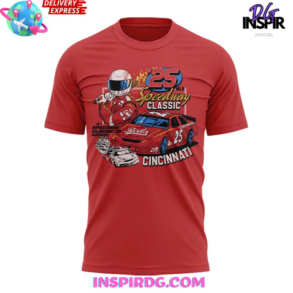 Cincinnati Reds Speedway Classic 2025 Edition Shirt Collection - Image 2