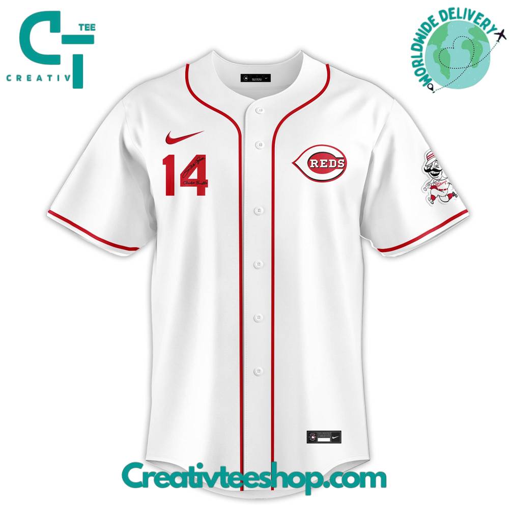 Cincinnati Reds The Hit King Thank You For Memories Baseball Jersey - Image 2