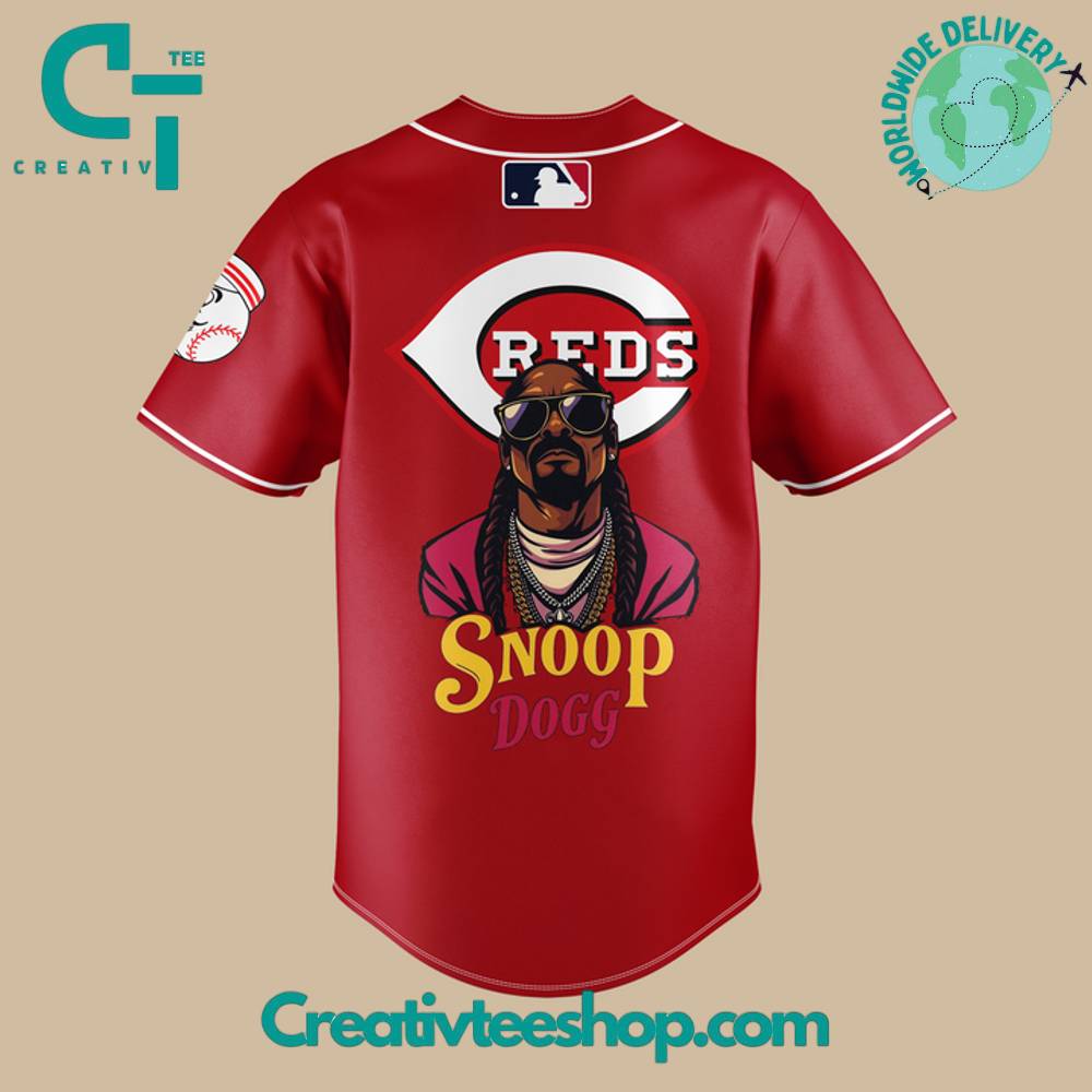 Cincinnati Reds X Snoop Dogg Post-Game Concert Baseball Jersey - Image 3