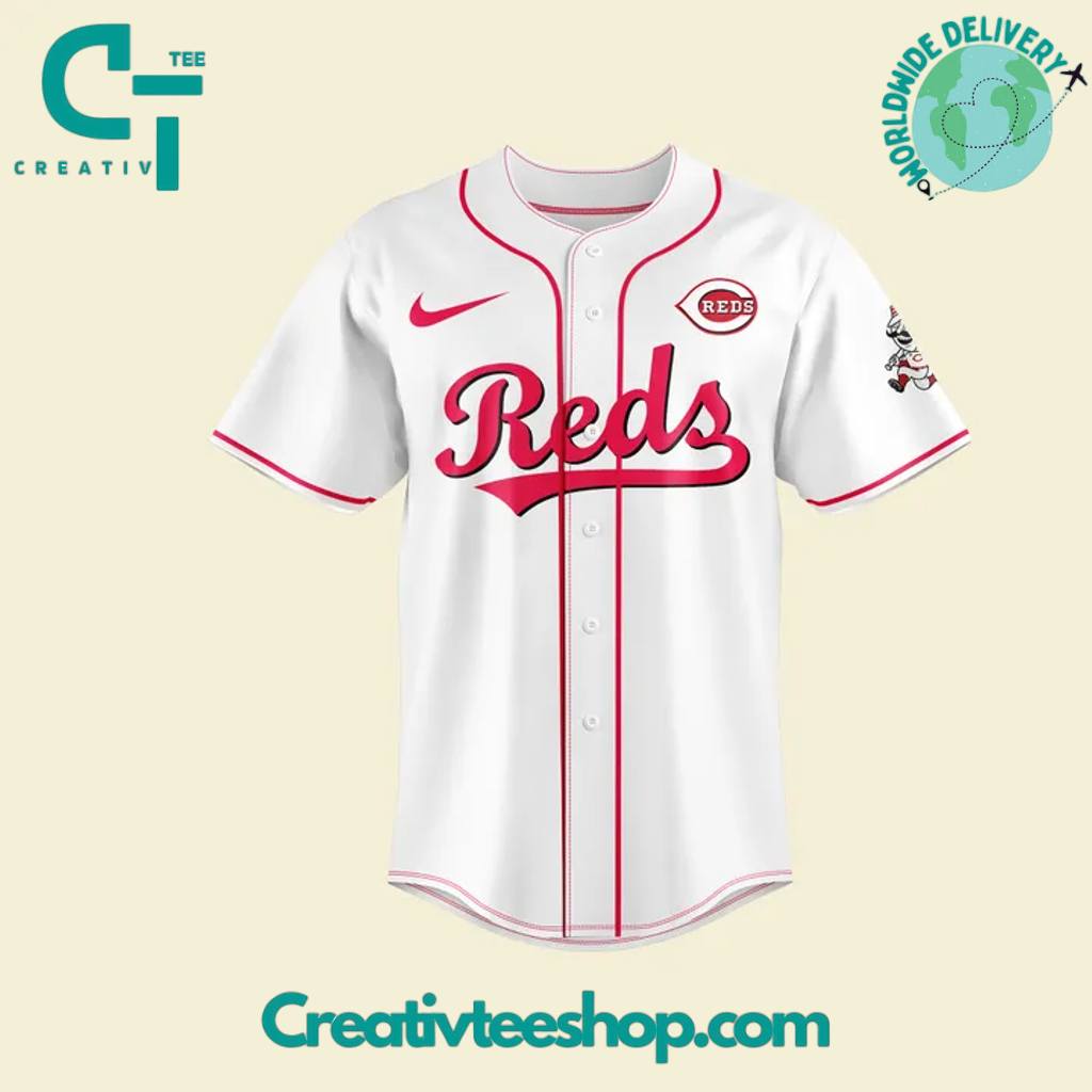 Cincinnati Reds X Snoop Dogg Post-Game Concert White Jersey - Image 2