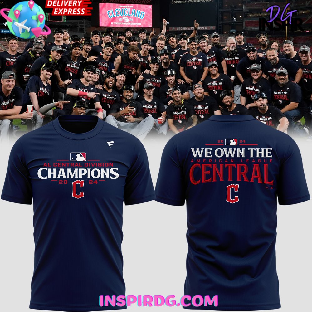 Cleveland Guardians American League Central Division 2024 T-Shirt