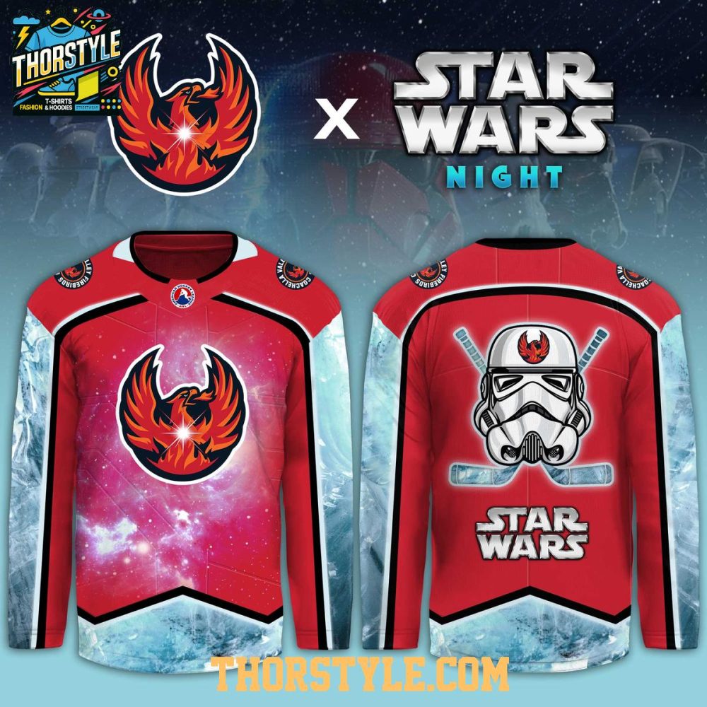 Coachella Valley Firebirds Star Wars Night Game 2026 Personalized Hockey Jersey - Image 2