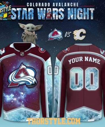 Colorado Avalanche Star Wars Night 2026 Personalized Hockey Jersey