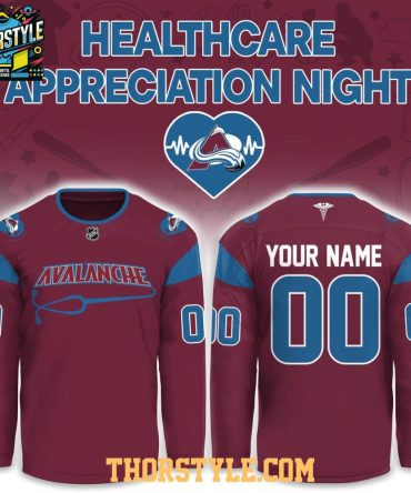 Colorado Avalanche X Healthcare Appreciation Night 2026 Personalized Hockey Jersey