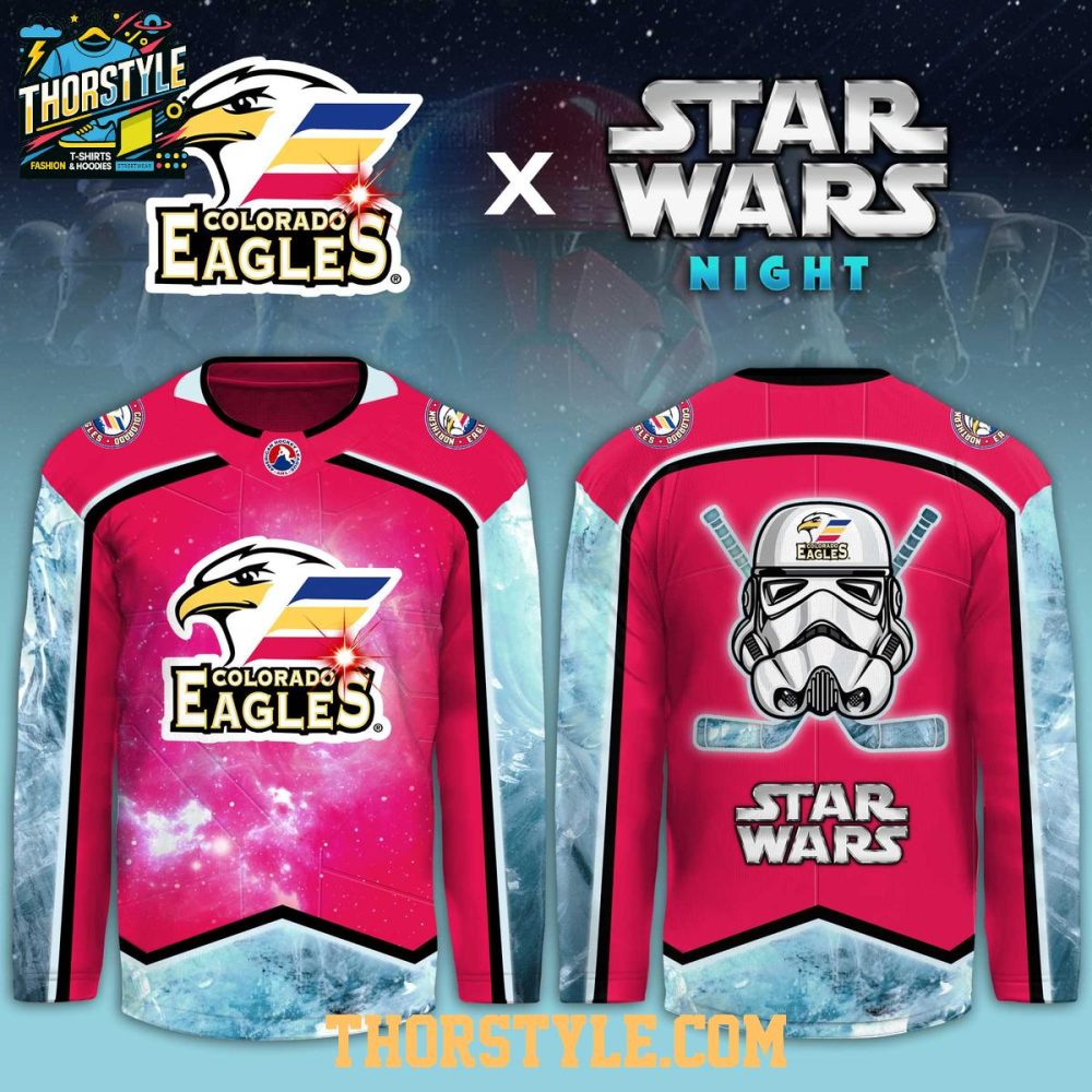 Colorado Eagles Star Wars Night Game 2026 Personalized Hockey Jersey - Image 2