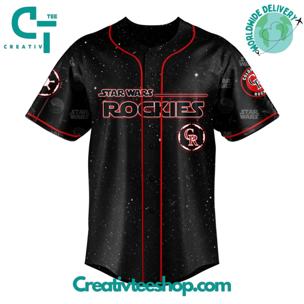 Colorado Rockies Mlb X Star Wars Night 2025 Special Edition Baseball Jersey - Image 2