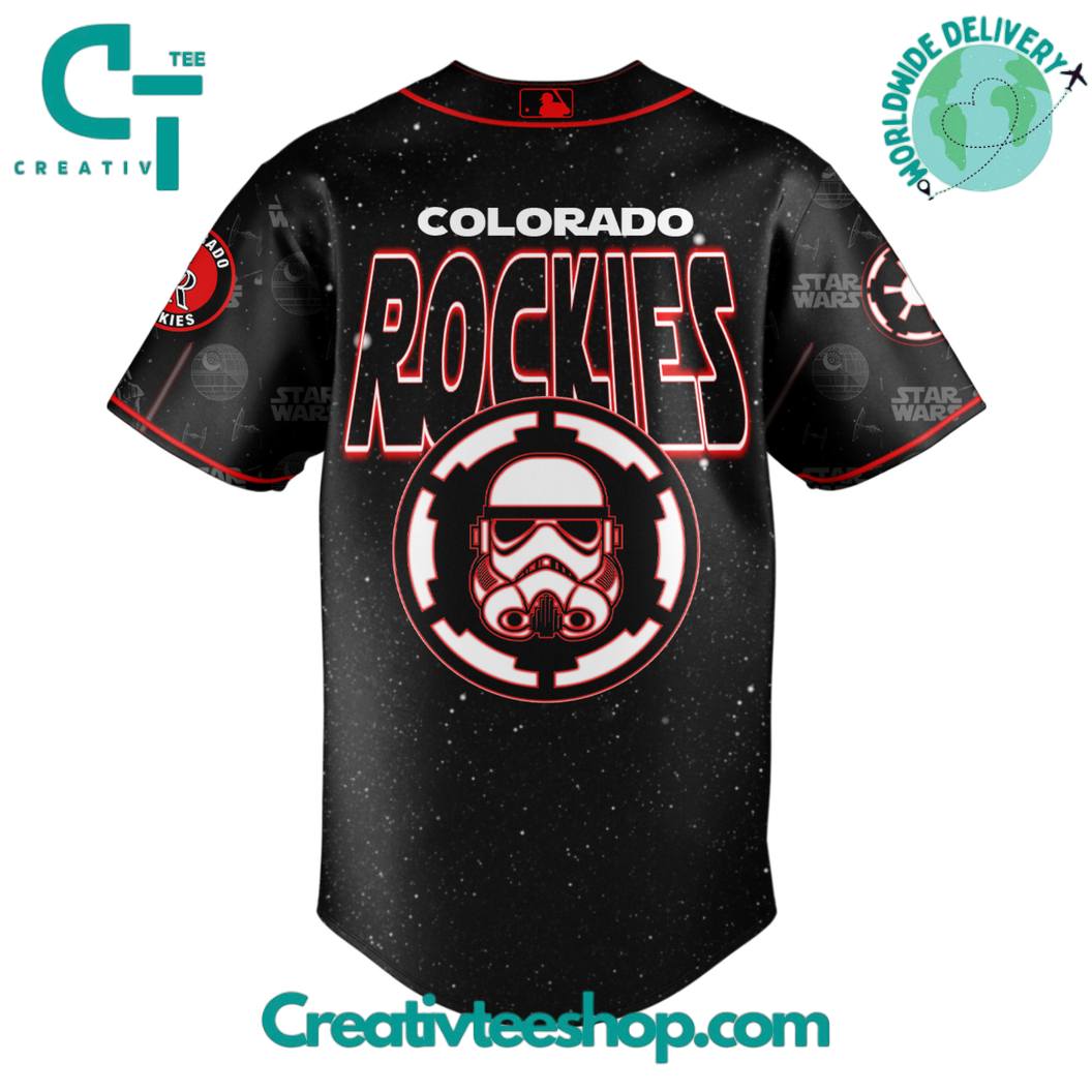Colorado Rockies Mlb X Star Wars Night 2025 Special Edition Baseball Jersey - Image 3