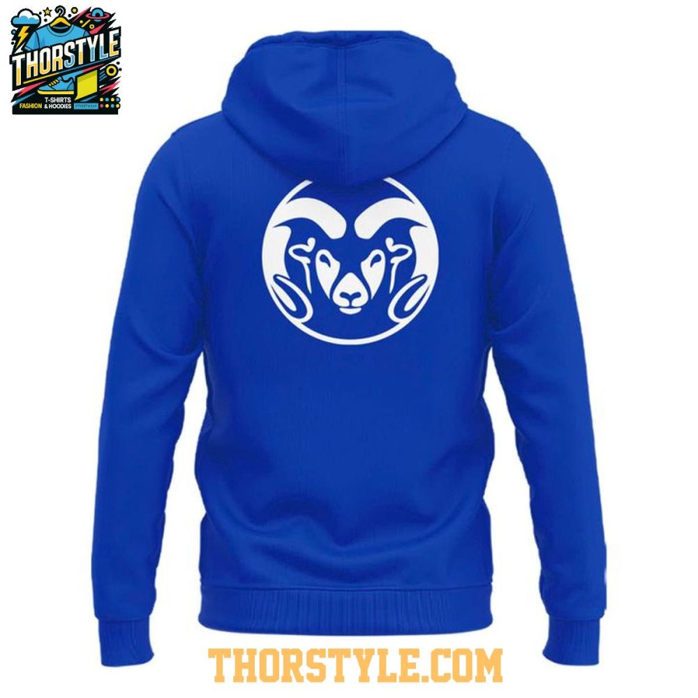 Colorado State Rams Basketball 2025 Throwback Hoodie T-Shirt - Image 3