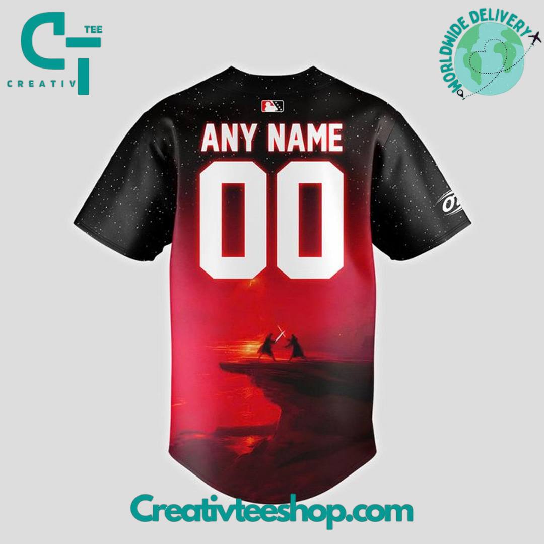 Columbus Clingstones X Star Wars Night 2025 Personalized Baseball Jersey - Image 3