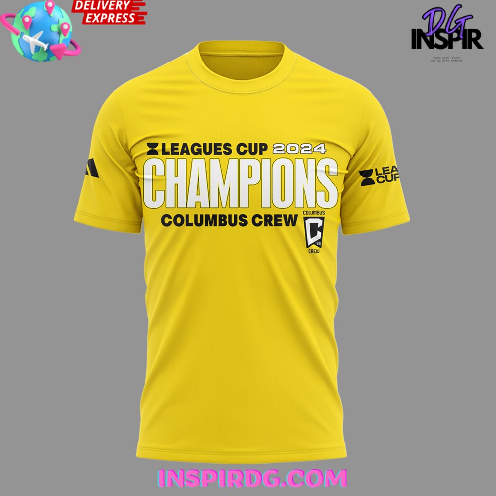 Columbus Crew Leagues Cup 2024 Champions T-Shirt - Image 2