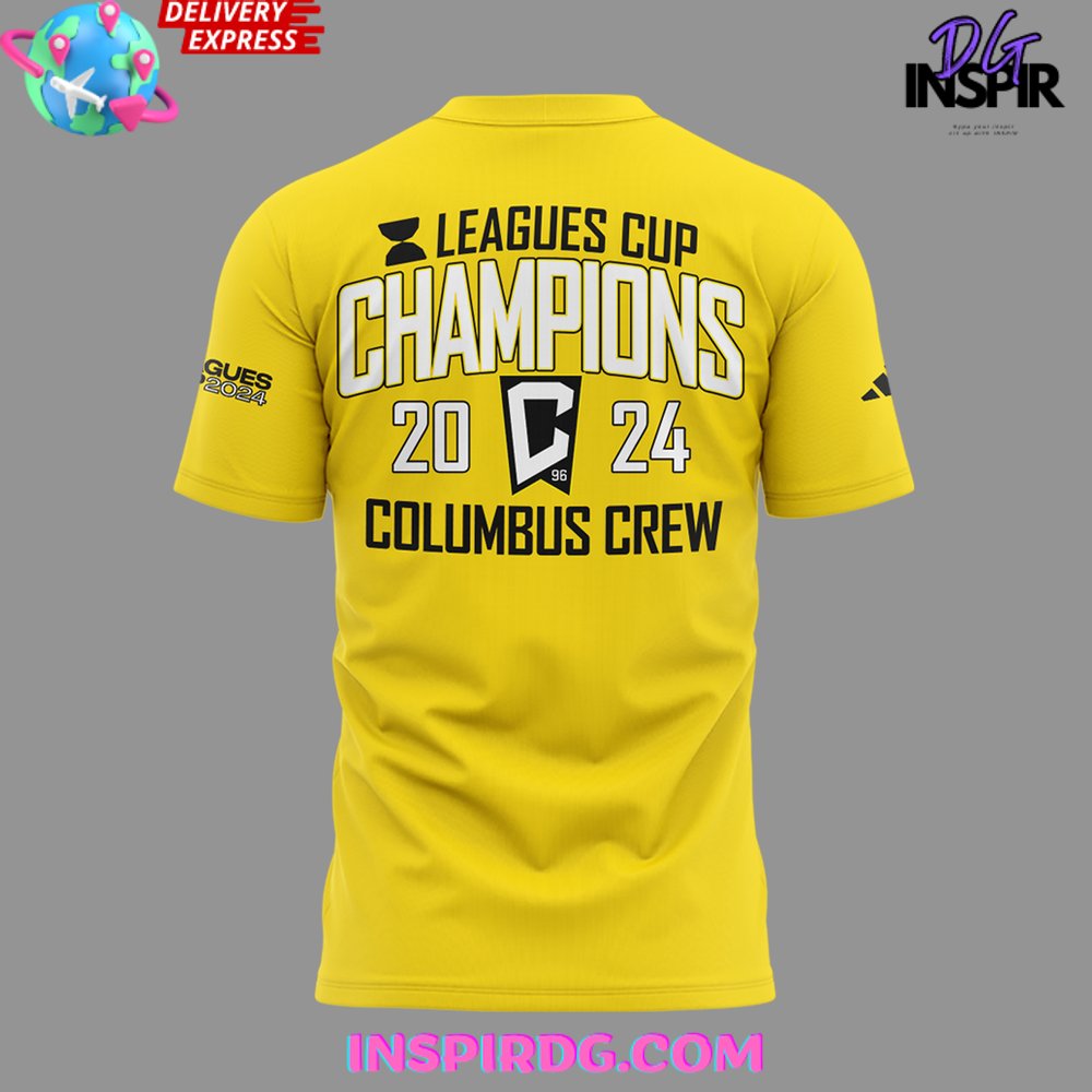 Columbus Crew Leagues Cup 2024 Champions T-Shirt - Image 3