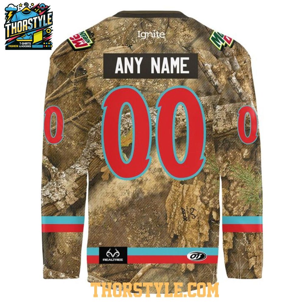 Columbus River Dragons Outdoors Night 2026 Personalized Hockey Jersey - Image 3