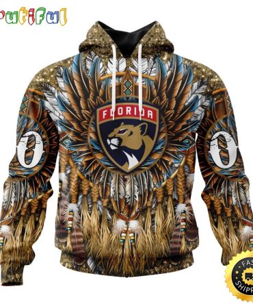 Customized Nhl Florida Panthers Hoodie Special Native Costume Design 3D Hoodie Unisex Tshirt Hoodie