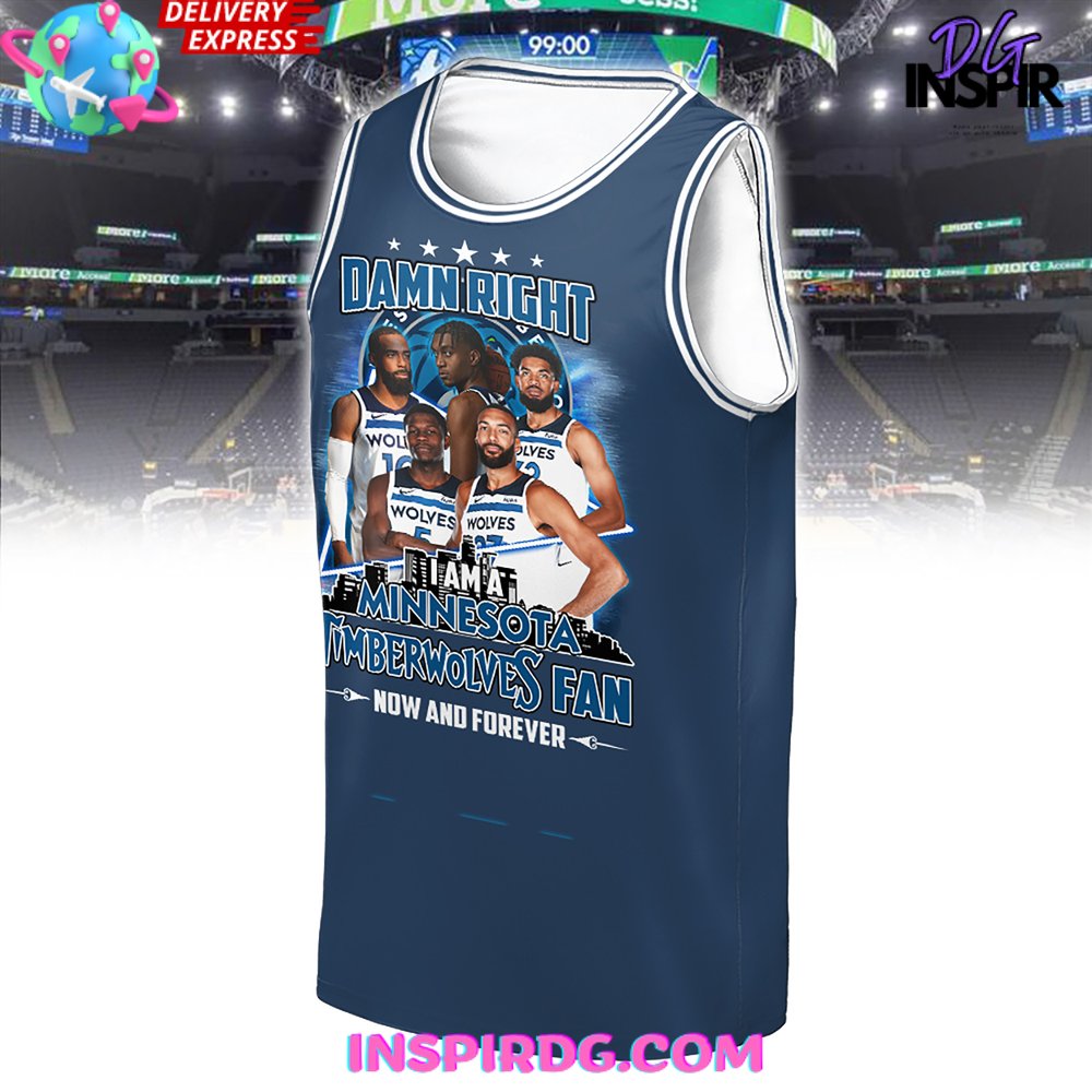Damn Right Minnesota Timberwolves Fan Premium Shirt - Image 4