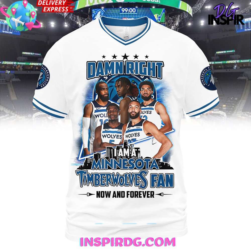 Damn Right Minnesota Timberwolves Fan Premium Shirt - Image 10