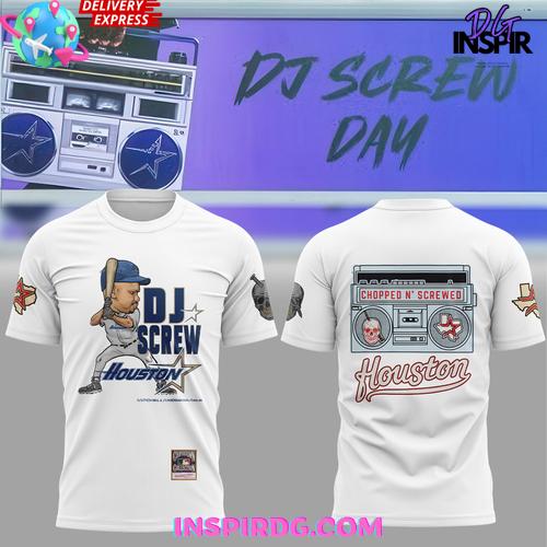 Dj Screw Day Houston Chopped N’ Screwed White Edition T-Shirt