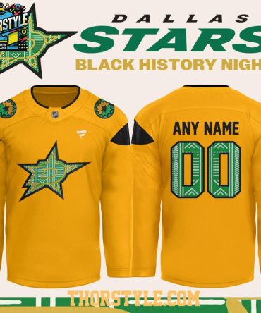 Dallas Stars Black History Night 2026 Personalized Hockey Jersey