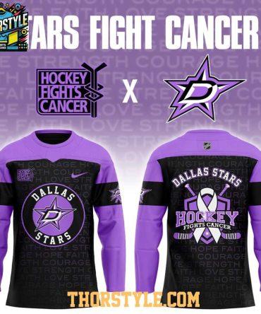 Dallas Stars Fights Cancer 2026 Night Personalized Hockey Jersey
