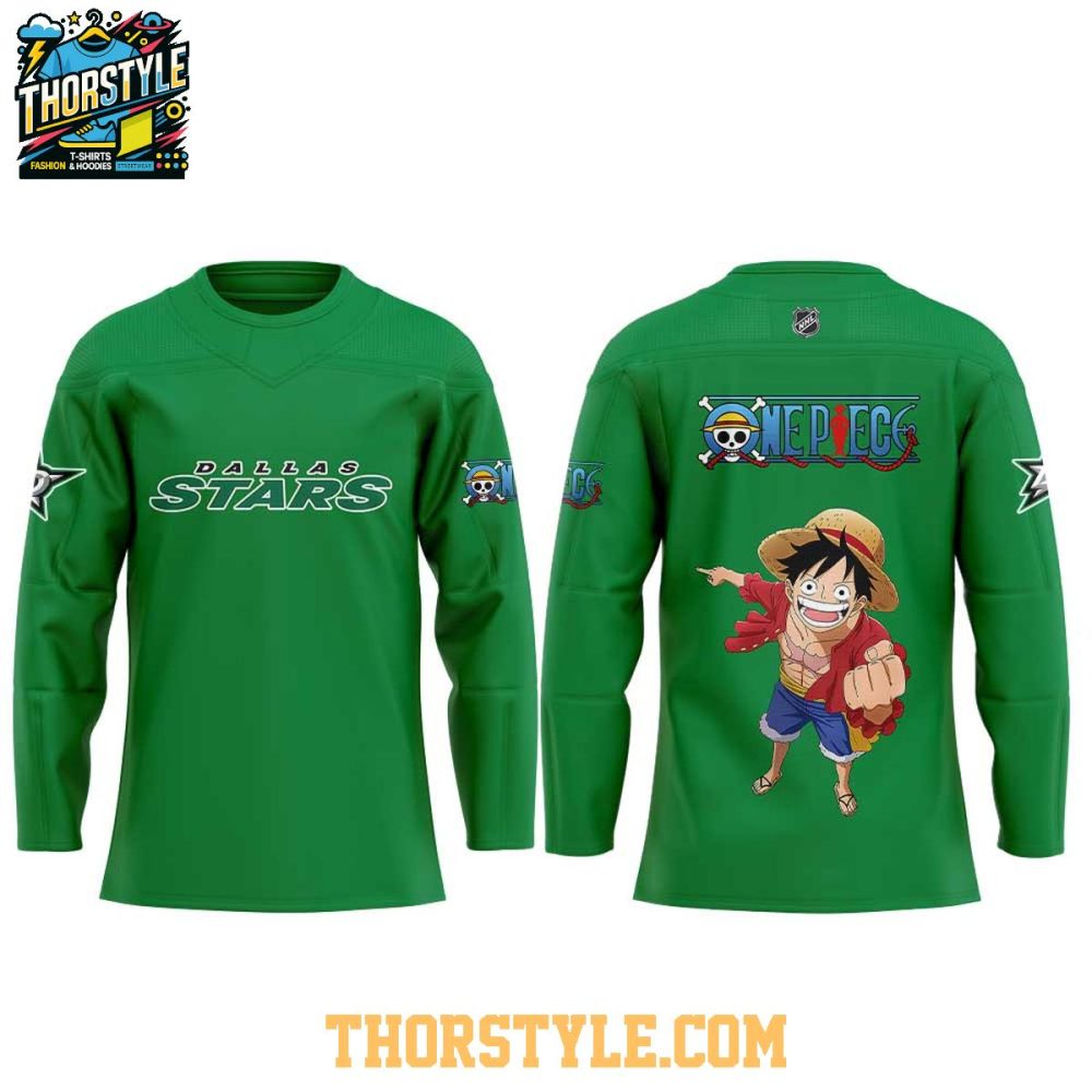 Dallas Stars One Piece Into The Grand Line 2026 Hockey Jersey - Image 2