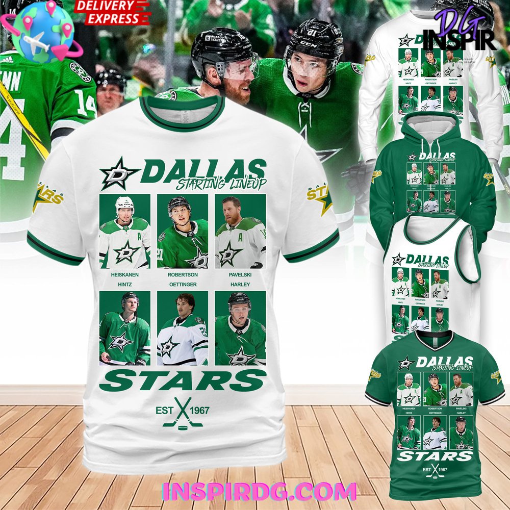 Dallas Stars Staring Line Up Premium Shirt