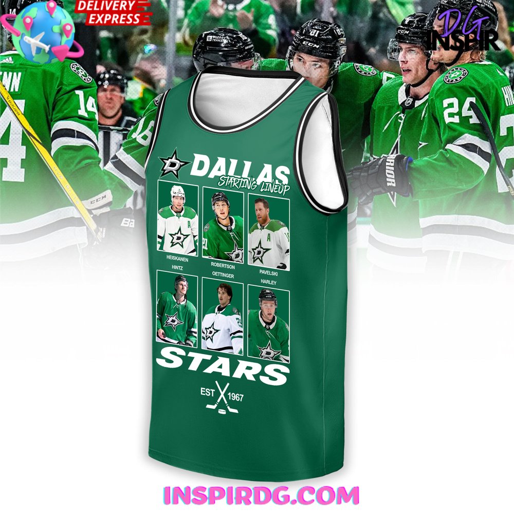 Dallas Stars Staring Line Up Premium Shirt - Image 10