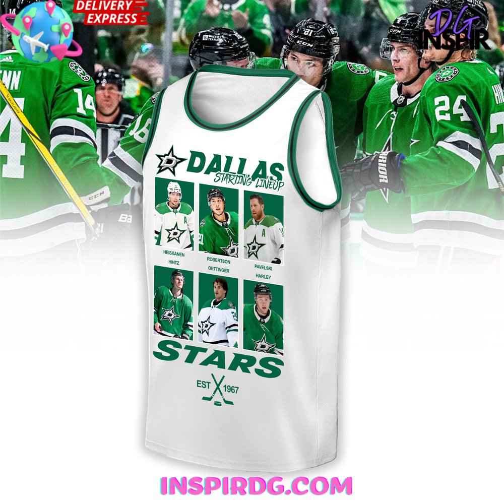 Dallas Stars Staring Line Up Premium Shirt - Image 5