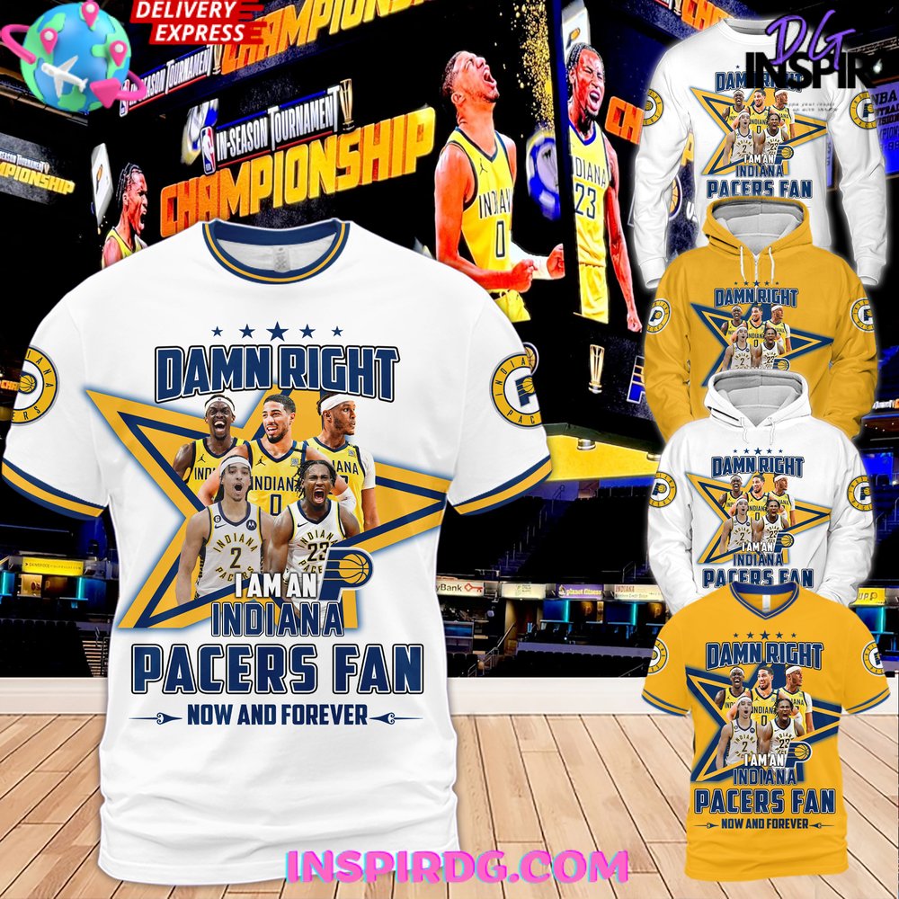 Damn Right Indiana Pacers Fan Forever Premium Shirt