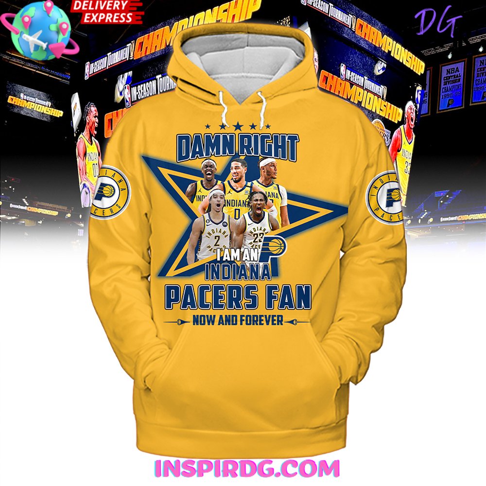 Damn Right Indiana Pacers Fan Forever Premium Shirt - Image 3