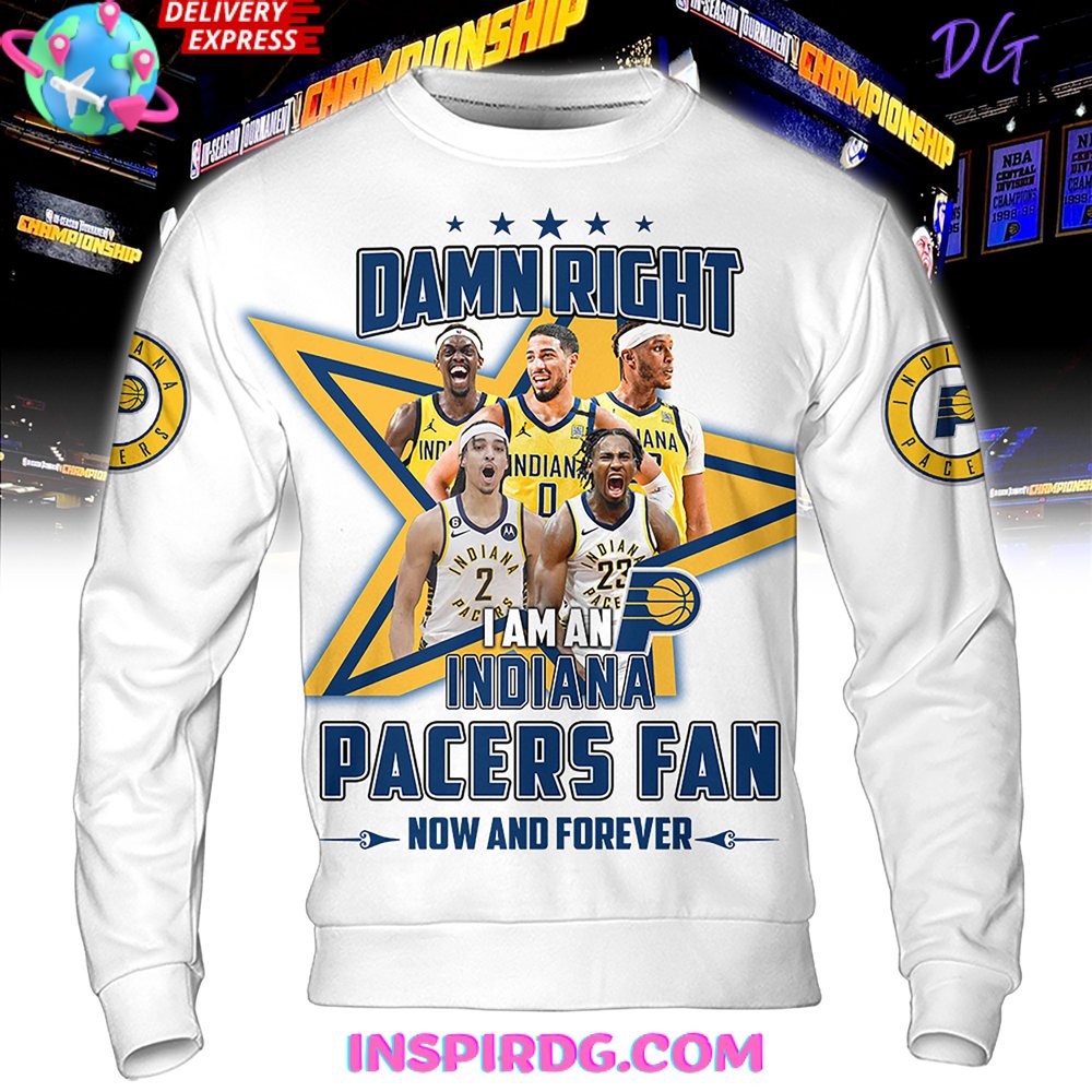 Damn Right Indiana Pacers Fan Forever Premium Shirt - Image 9
