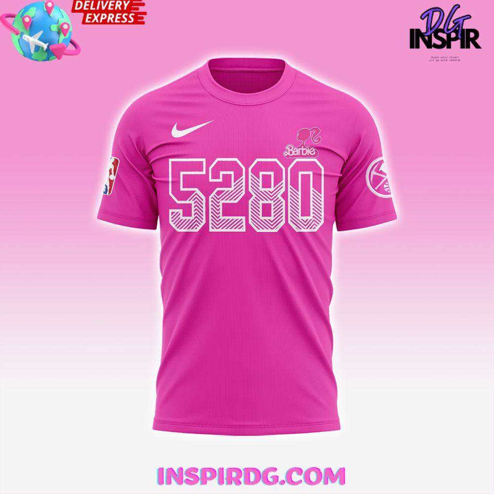 Denver Nuggets Barbie Night Game 2025 T-Shirt - Image 2