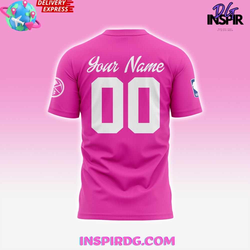 Denver Nuggets Barbie Night Game 2025 T-Shirt - Image 3