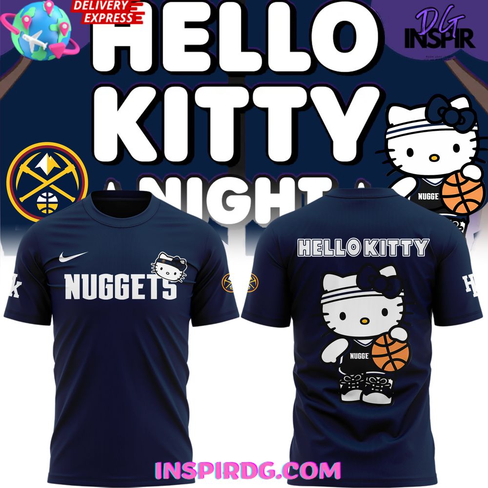Denver Nuggets X Hello Kitty Night Performance T-Shirt