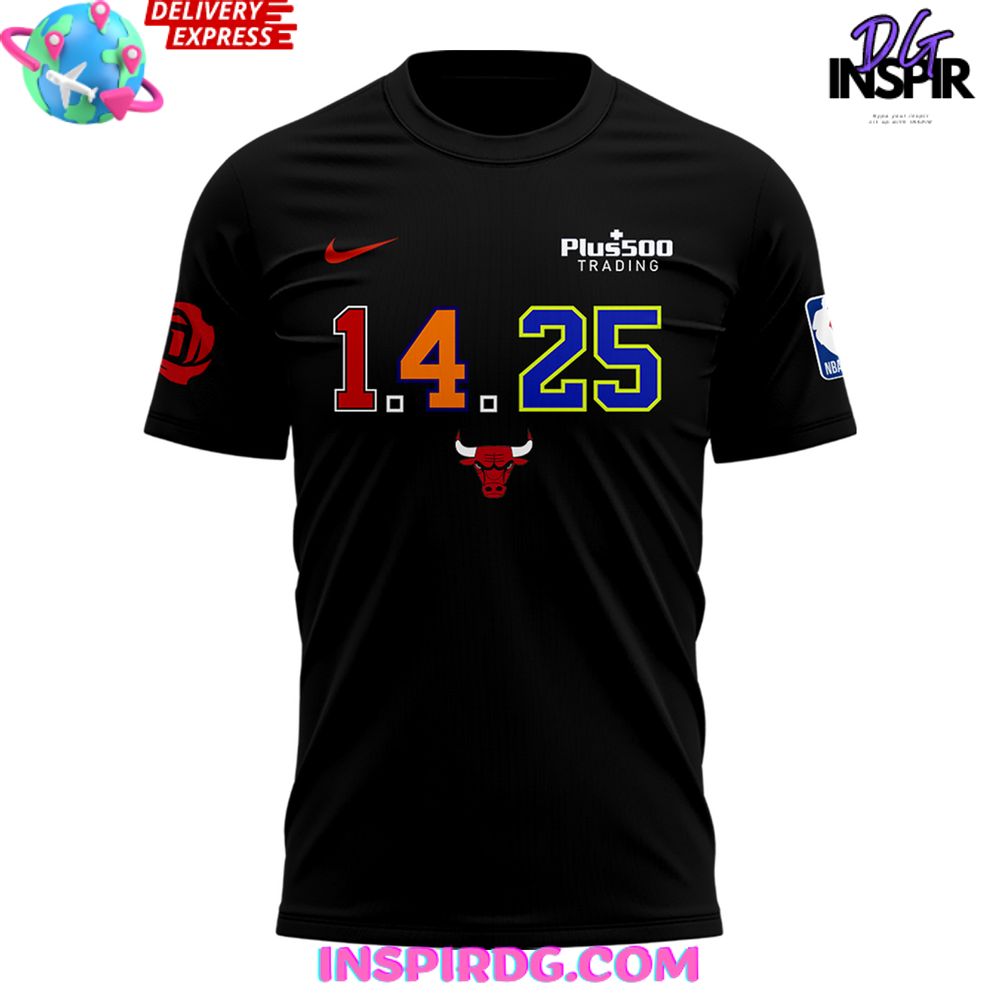 Derrick Rose 1.4.25 Chicago Bulls T-Shirt - Image 2